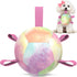 Dog Toys Soccer Ball with Straps, Durable Dog Balls for Tug of War, Puppy Birthday Gifts, Dog Water Toy Small Dogs-Rainbow?5 Inch?...